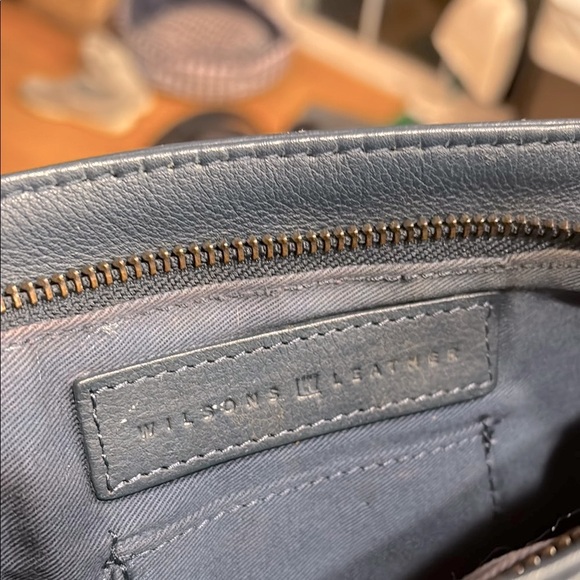 Wilson’s Leather Navy Blue Shoulder Bag - Picture 4 of 5